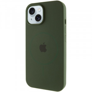 Чохол Silicone Case Full Protective (AA) with Magnetic Safe на Apple iPhone 15 (6.1")
