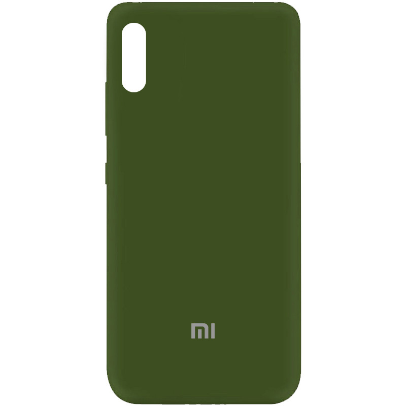 Чехол Silicone Cover My Color Full Protective (A) для Xiaomi Redmi 9A (Зеленый / Forest green)