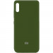 Чехол Silicone Cover My Color Full Protective (A) для Xiaomi Redmi 9A (Зеленый / Forest green)