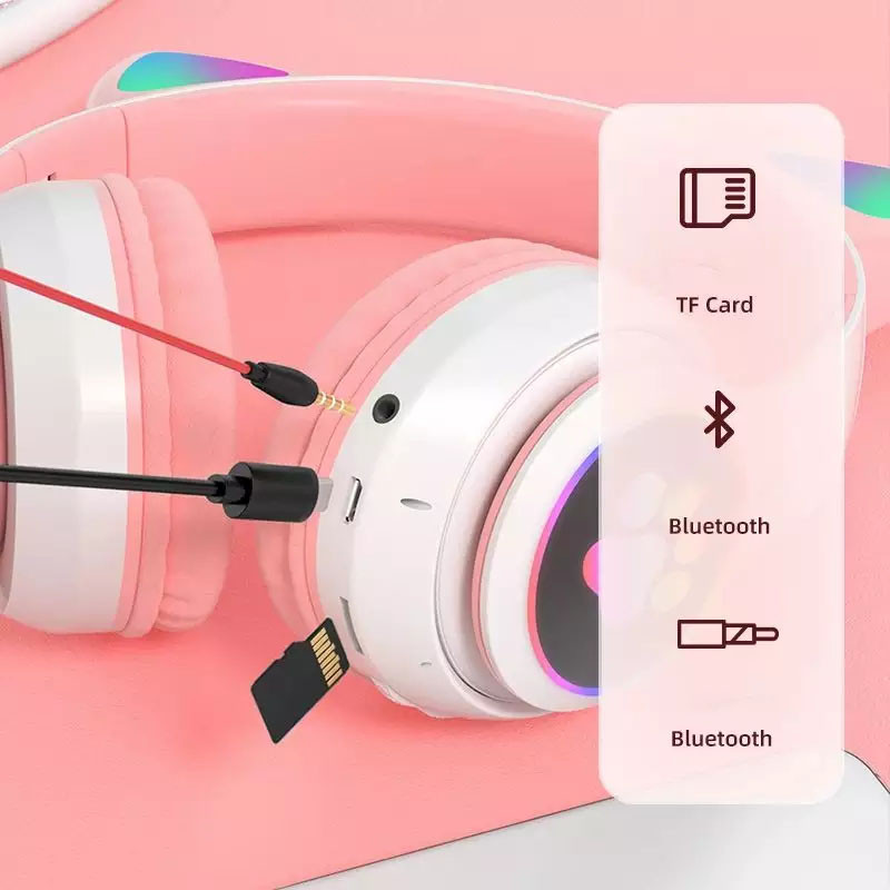 Фото Bluetooth наушники Tucci STN-28 (Розовый) в магазине vchehle.ua