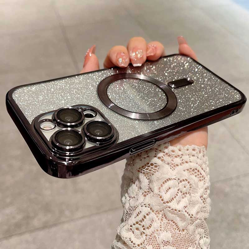 Купить TPU чехол Delight case with Magnetic Safe с защитными линзами на камеру для Apple iPhone 12 Pro (6.1") (Черный / Black) на vchehle.ua