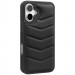 Фото Шкіряна накладка Puffer with Magnetic Safe на Apple iPhone 16 (6.1") (Black) на vchehle.ua