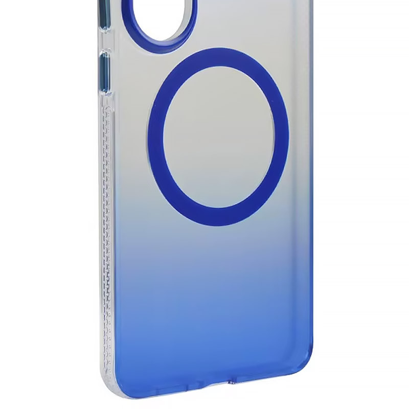 Фото Чехол TPU+PC Phantom with Magnetic Safe для Samsung Galaxy S25 (Blue) на vchehle.ua