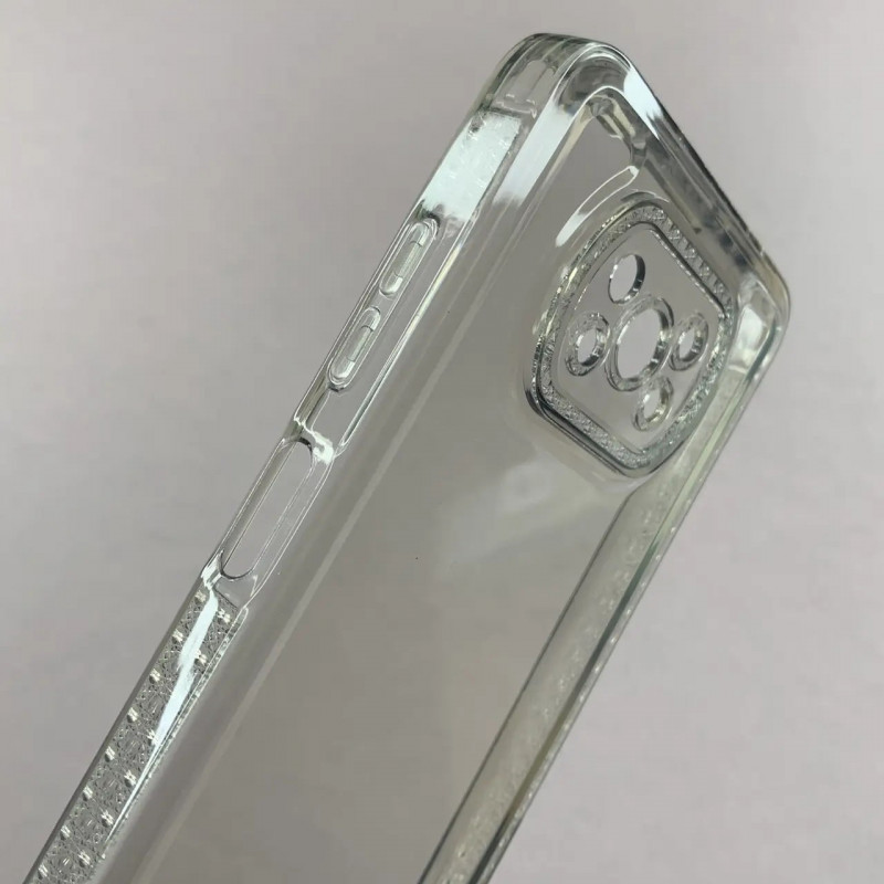 Фото Чохол TPU Starfall Clear на Xiaomi Poco X3 NFC / Poco X3 Pro (Сірий) в маназині vchehle.ua