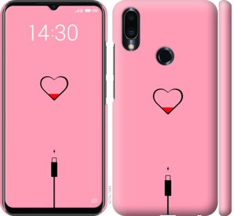 

Чехол Подзарядка сердца1 для Meizu Note 9 730242