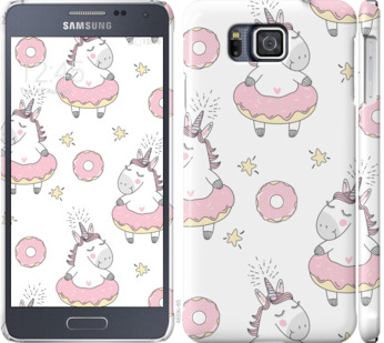 

Чехол Единорожки для Samsung Galaxy Alpha G850F 830051