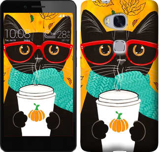 

Чехол Осенний кот для Huawei Honor GR5 639831