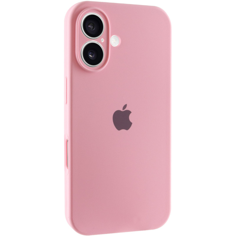 Чохол Silicone Case Full Camera Protective (AA) на Apple iPhone 16 Plus (6.7") (Рожевий / Light pink)