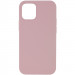 Чехол Silicone Case Full Protective (AA) NO LOGO для Apple iPhone 14 (6.1") (Розовый / Pink Sand)