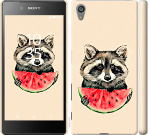 Чехол Енотик с арбузом для Sony Xperia Z5 E6633