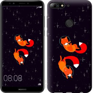 

Чохол Лисички в космосі на Huawei Honor 7C 870420