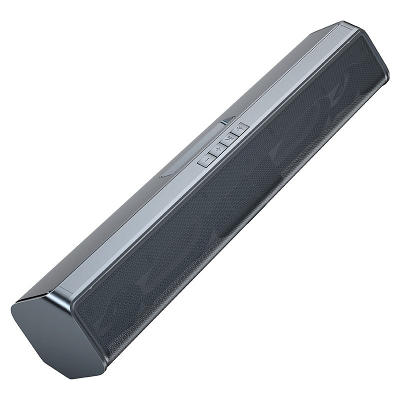 Фото Bluetooth Колонка Hoco BS49 Dazzling sound (Metal gray) в магазине vchehle.ua
