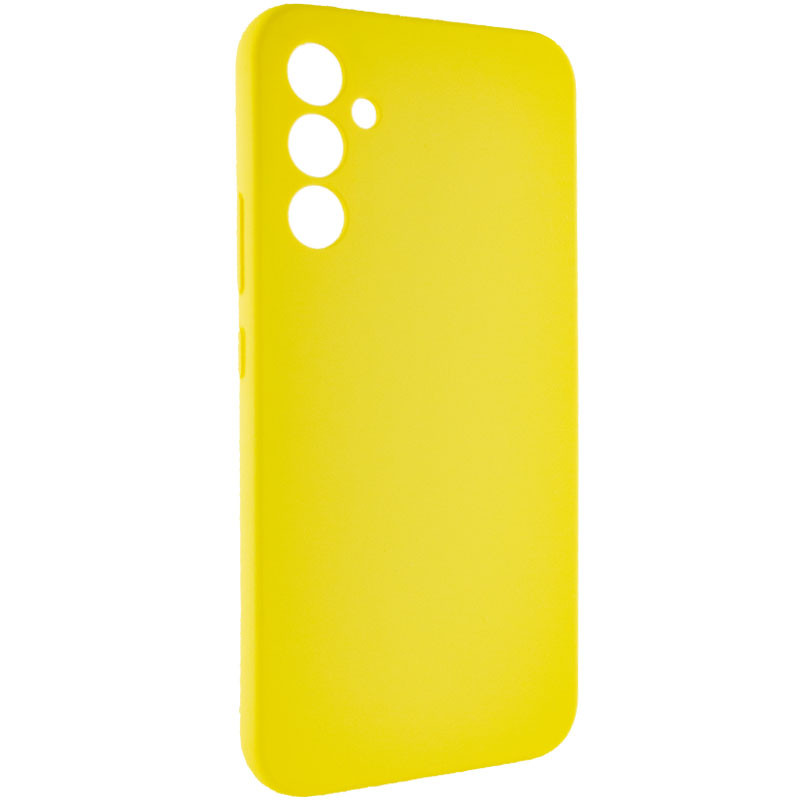 Фото Чехол Silicone Cover Lakshmi Full Camera (AAA) для Samsung Galaxy A34 5G (Желтый / Yellow) на vchehle.ua