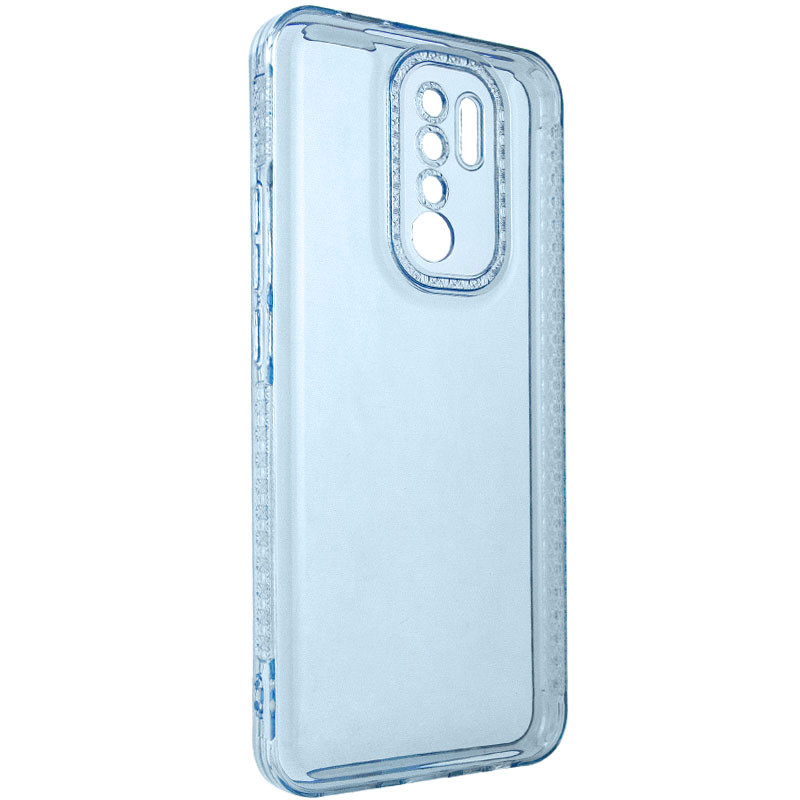 Чехол TPU Starfall Clear для Xiaomi Redmi 9 (Голубой)