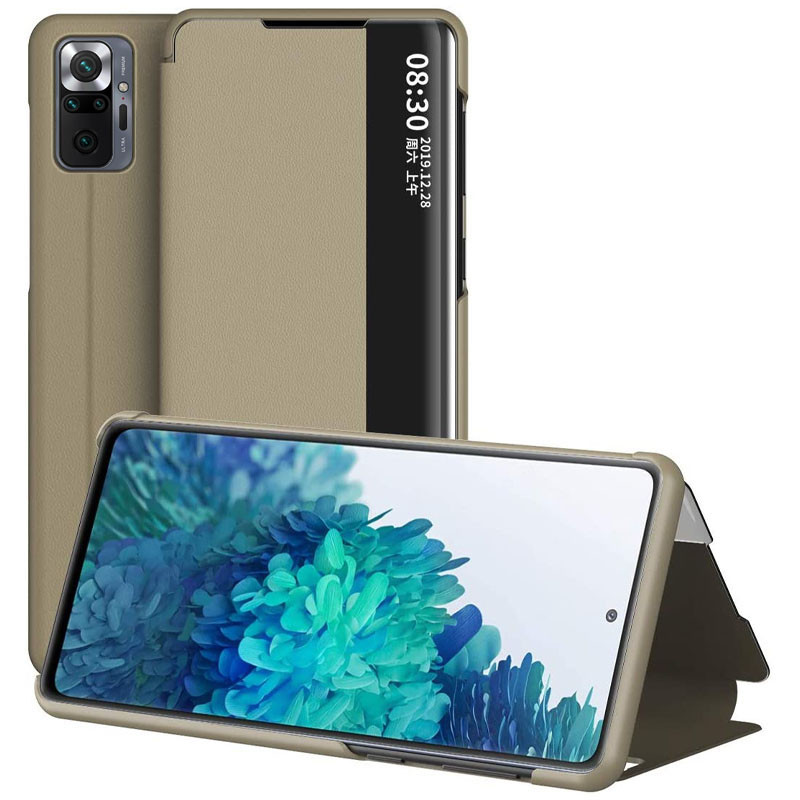 

Чохол-книжка Smart View Cover для Xiaomi Redmi Note 10 Pro (Золотий) 1130290