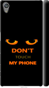 Чехол Don't touch the phone для Sony Xperia Z5 E6633
