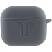 Фото Силиконовый футляр для наушников AirPods 3 (Серый / Dark Gray) на vchehle.ua