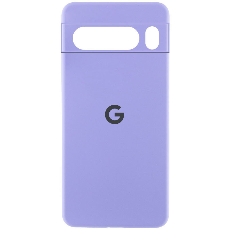 Чехол Silicone Cover Lakshmi Full Camera (AAA) with Logo для Google Pixel 8 Pro (Сиреневый / Dasheen)