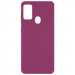Чохол Silicone Cover Full without Logo (A) на Samsung Galaxy M30s / M21 (Дефект упаковки / Бордовий / Marsala)