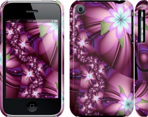 Чехол Цветочная мозаика для iPhone 3Gs