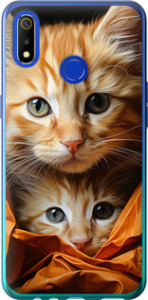 Чехол Котики 2 для Realme 3