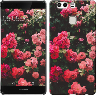 

Чехол Куст с розами для Huawei P9 Plus 639403
