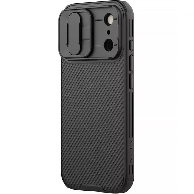 Фото Карбонова накладка Nillkin CamShield Pro на Apple iPhone 17 Pro (6.3") (Black) в маназині vchehle.ua