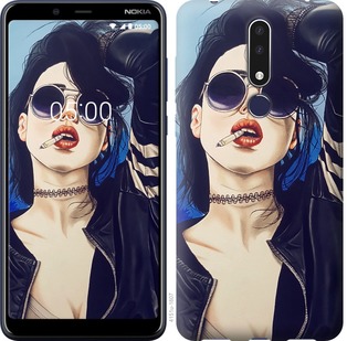 

Чохол Дівчина на стилі на Nokia 3.1 Plus 690416