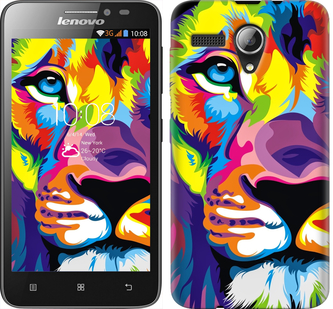 

Чехол Разноцветный лев для Lenovo A606 261510