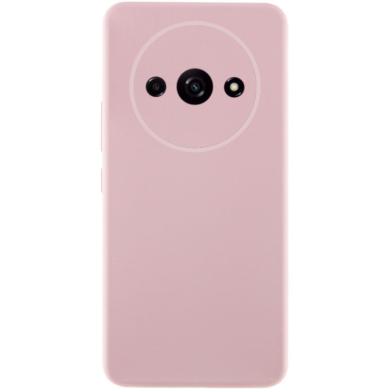 Чехол Silicone Cover Lakshmi Full Camera (AAA) для Xiaomi Redmi A3 (Розовый / Pink Sand)