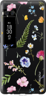 

Чехол Цветочный фон v2 для Meizu Pro 7 Plus 1440142