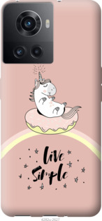 

Чехол Единорожка в пончике для OnePlus 10R 1427953