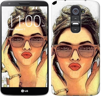 

Чохол Дiвчина_арт на LG G2 111136