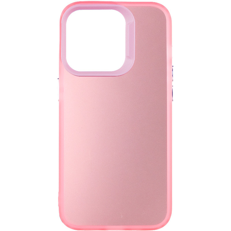 TPU+PC чохол Magic glow with protective edge на Apple iPhone 15 Pro (6.1") (Pink)