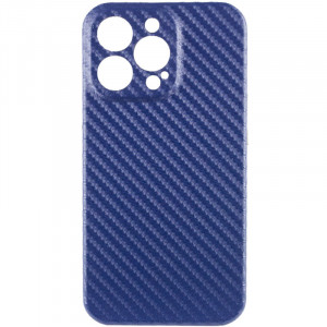 Шкіряний чохол Leather Case Carbon series на Apple iPhone 13 Pro (6.1")
