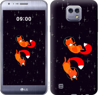 

Чехол Лисички в космосе для LG X Cam K580 870224