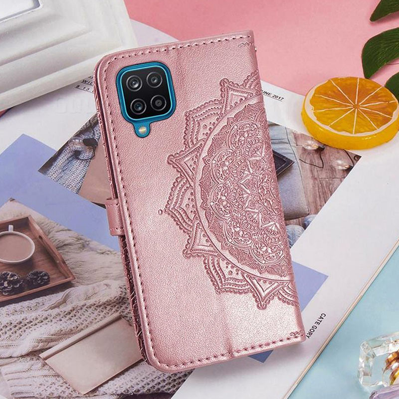 Купити Шкіряний чохол (книжка) Art Case з візитницею на Samsung Galaxy M33 5G (Рожевий) на vchehle.ua