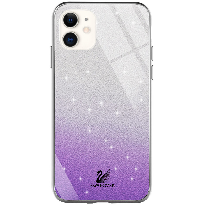 

TPU+Glass чехол Swarovski для Apple iPhone 11 (6.1") (Фиолетовый) 784911