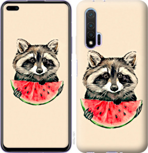 

Чехол Енотик с арбузом для Huawei Nova 6 878303