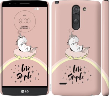 

Чохол Єдинорожки в пончике на LG G3 Stylus D690 719334