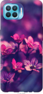 Чохол Пурпурні квіти на Oppo Reno 4 Lite