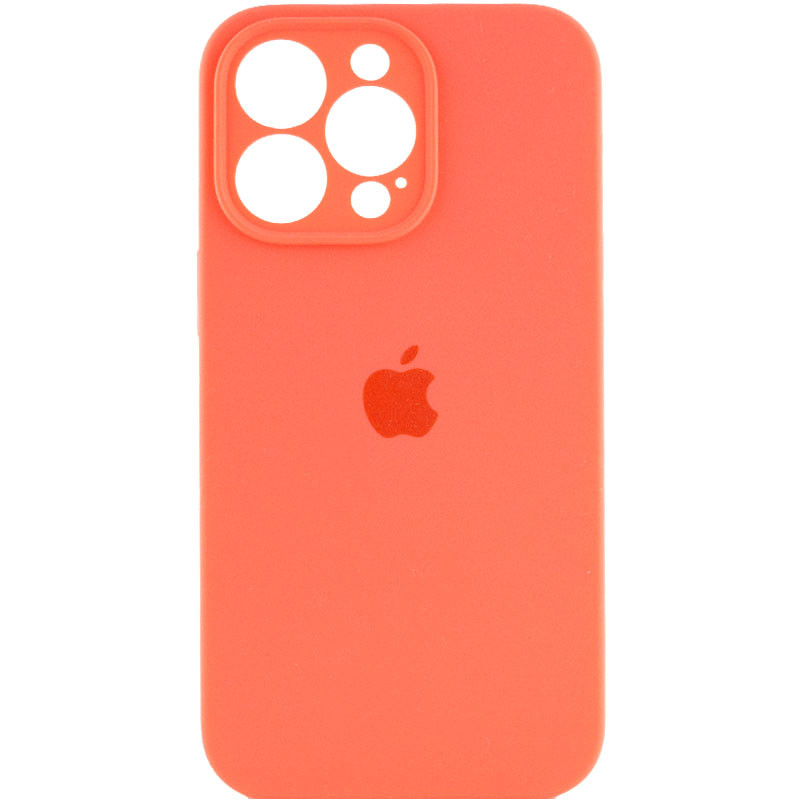 Чохол Silicone Case Full Camera Protective (AA) на Apple iPhone 13 Pro Max (6.7") (Помаранчевий / Pink citrus)