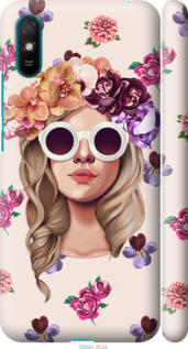 

Чохол Дівчина з квітами v2 на Xiaomi Redmi 9A 1059816