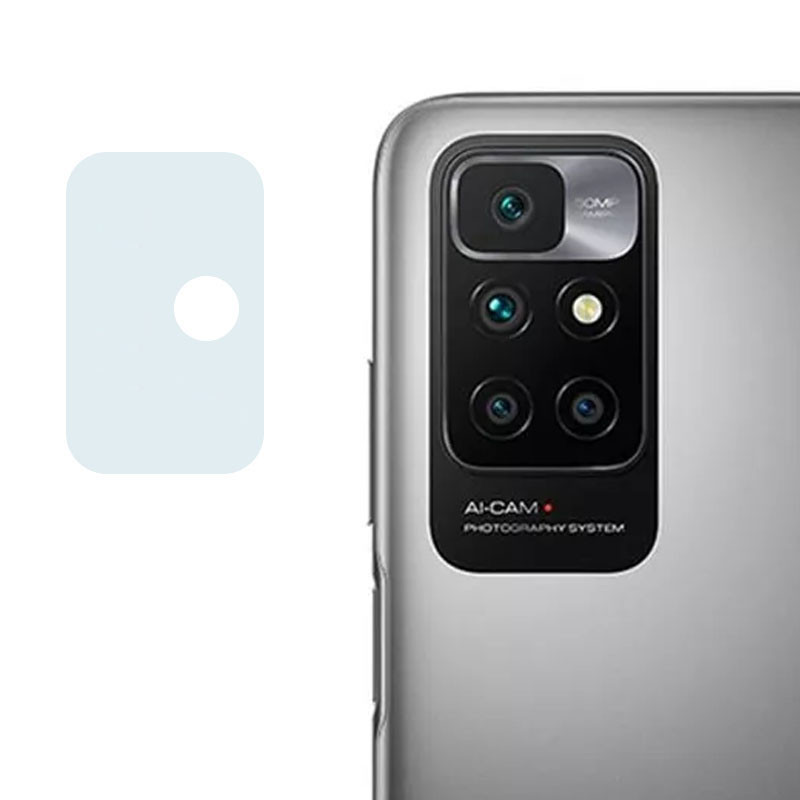 Гибкое защитное стекло 0.18mm на камеру (тех.пак) для Xiaomi Redmi 10