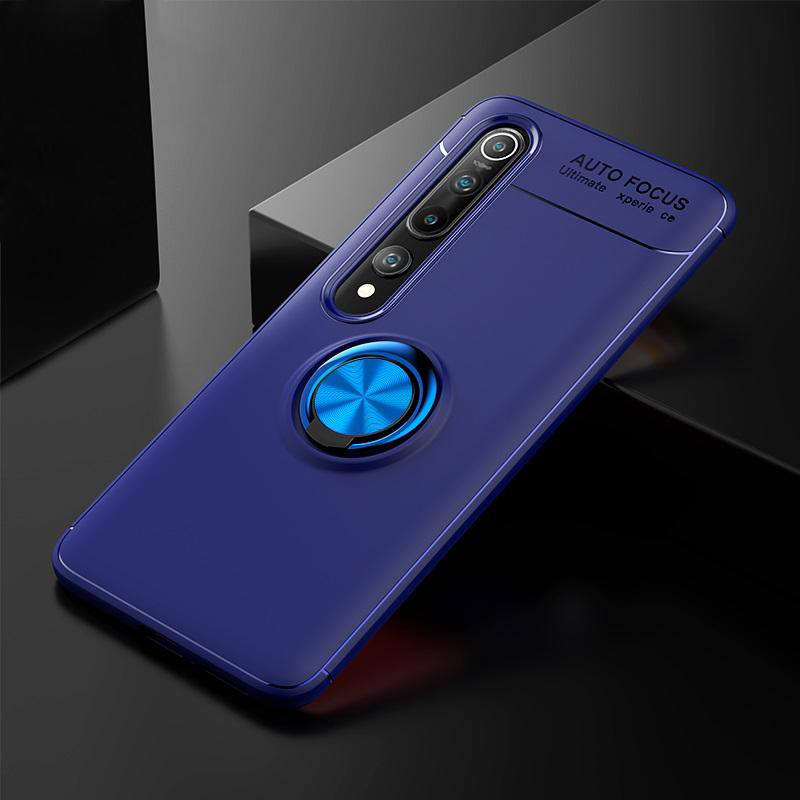 

TPU чохол Deen ColorRing під магнітний тримач (opp) для Xiaomi Mi 10 (Синій / Синій) 881084