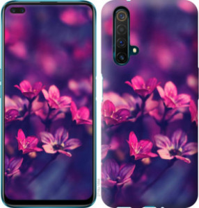 Чехол Пурпурные цветы для Realme X50