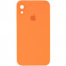 Чехол Silicone Case Square Full Camera Protective (AA) для Apple iPhone XR (6.1") (Оранжевый / Papaya)