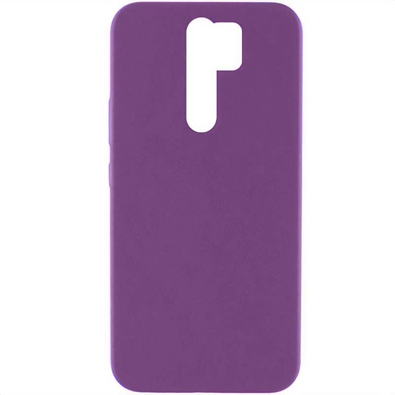 Чехол Silicone Cover Lakshmi (AAA) для Xiaomi Redmi Note 8 Pro (Сливовый / Purple)