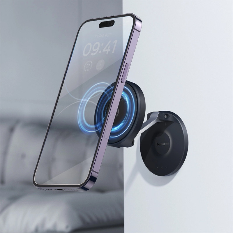 Фото Держатель для телефона Baseus MagPro Magnetic Foldable Phone Mount (B10564101) (Cluster Black) в магазине vchehle.ua