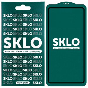 Защитное стекло SKLO 5D (full glue) для Samsung Galaxy M31s